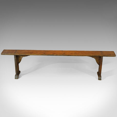 Antique Bench, Victorian, Pine c.1900 - London Fine Antiques