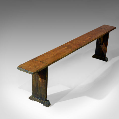 Antique Bench, Victorian, Pine c.1900 - London Fine Antiques