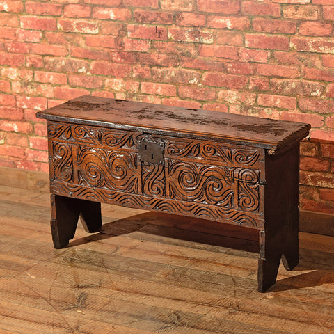 Cromwellian Six Plank Chest, c.1650 - London Fine Antiques