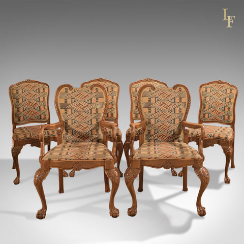 Antique Dining Chairs, French Set of Six C19th - London Fine Antiques