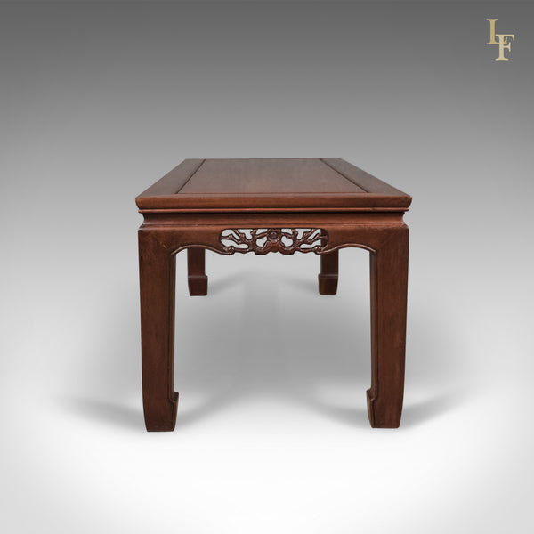 Mid-Century Chinese Rosewood Coffee Table, Traditional Form - London Fine Antiques