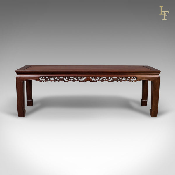 Mid-Century Chinese Rosewood Coffee Table, Traditional Form - London Fine Antiques