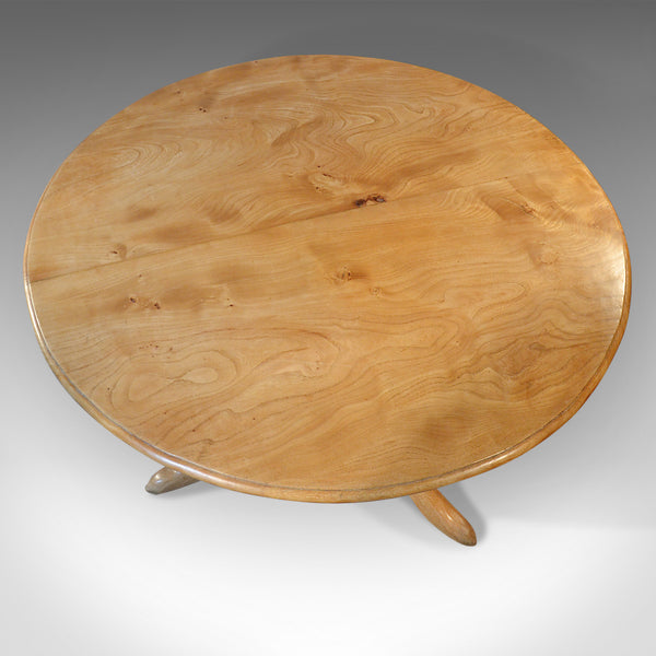 Mid-Century Dining Table, English, Elm, Four Seater, Centre, 20th Century - London Fine Antiques