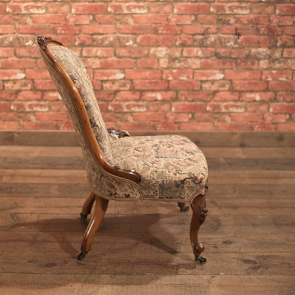 Regency Antique Chair, English Walnut c1820 - London Fine Antiques