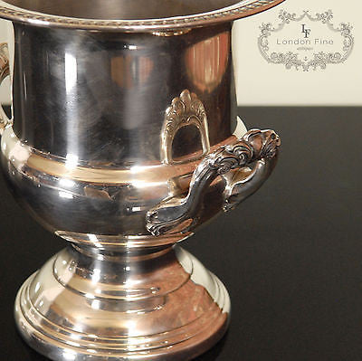 Antique Silver Plated Ice Bucket, Champagne Wine Cooler, c.1920 - London Fine Antiques