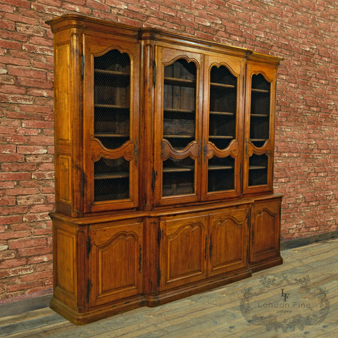 A Large Antique French Oak Bookcase, c.1880 - London Fine Antiques