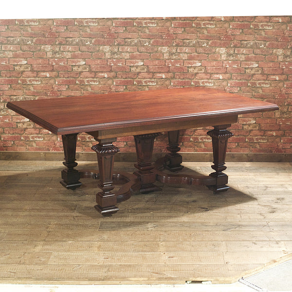 Victorian Mahogany Dining Table - London Fine Antiques