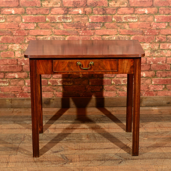 Victorian Mahogany Side Table, c.1860 - London Fine Antiques